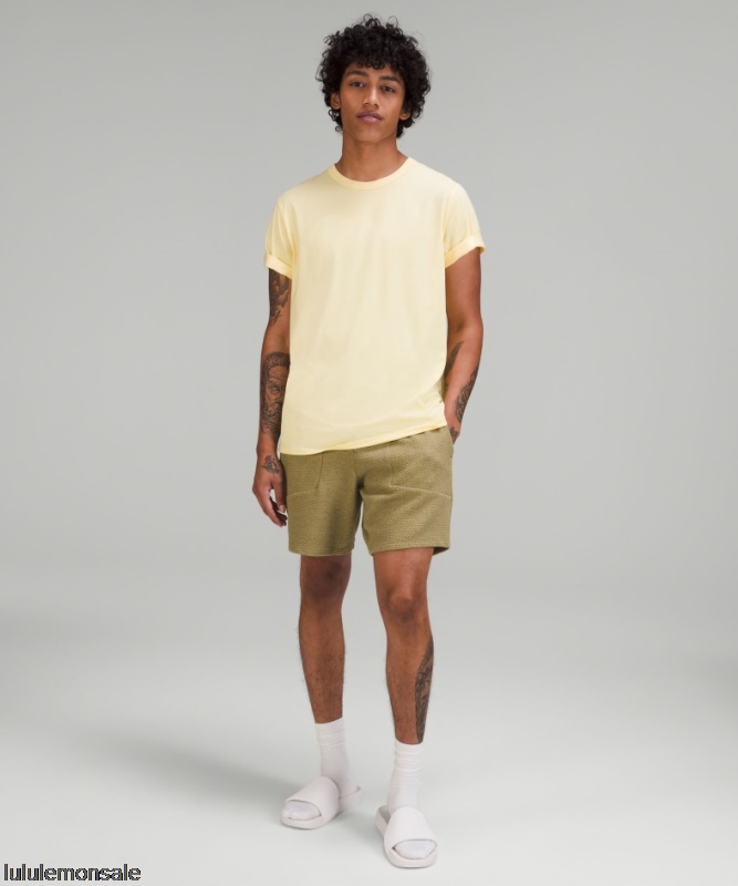 Lululemon Deutschland DELULU784 | Lululemon Deutschland Caprese Gelb Das Fundamentale T-shirt